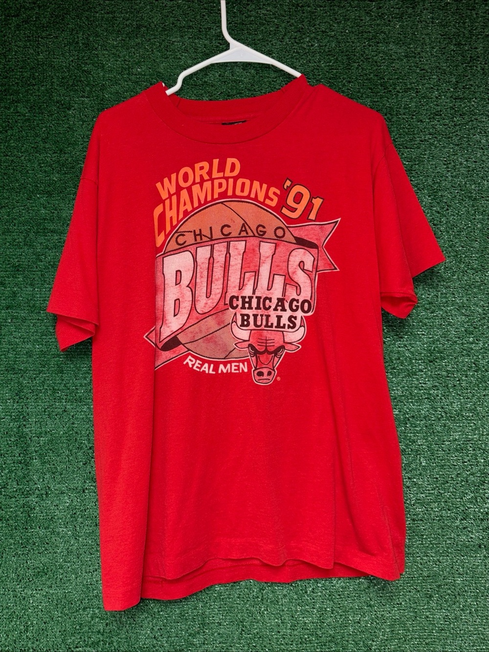 Chicago Bulls Vintage 1991 NBA Champions Shirt XL Screen Stars Best